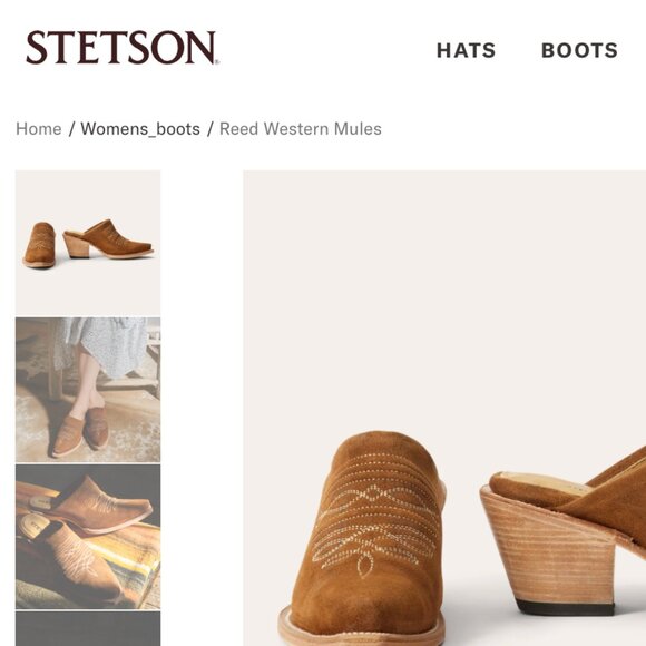 Stetson Reed Western Mules - Picture 4 of 4